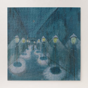 Puzzle Calle Nocturna (Calle Por Noche) (1922) Walter Gra