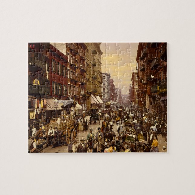 Puzzle Calle Nueva York 1890 (Horizontal)