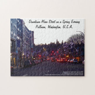 Puzzle Calle principal en el centro de la ciudad en una n