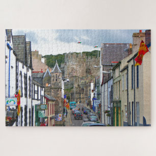 Puzzle Calle y castillo de Conwy, Gales