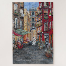 Puzzle Callejón Italia del navidad