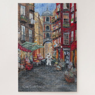 Puzzle Callejón Italia del navidad