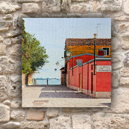 Puzzle Callejón solitario en Venecia, Italia