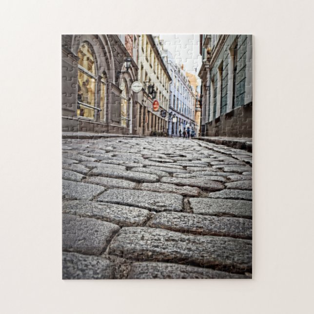 Puzzle Calles adoquinadas de Europa - 11x14 - 252 pcs (Vertical)