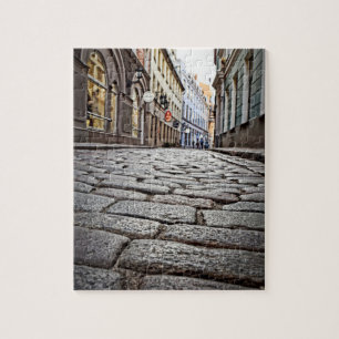 Puzzle Calles adoquinadas de Europa - 8x10 - 110 pcs