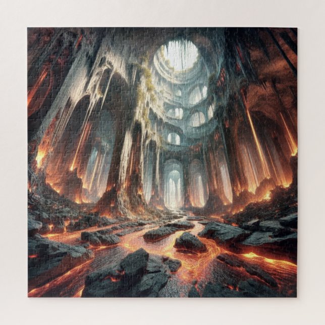 Puzzle Calles de lava (Vertical)