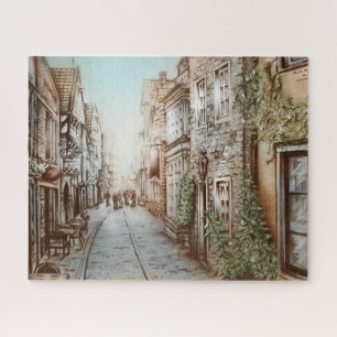 Puzzle Calles de París, Francia - Arte de época pastoral