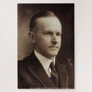 Puzzle Calvin Coolidge 30º Presidente de América
