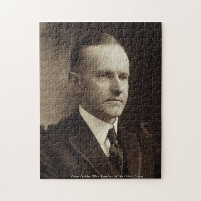 Puzzle Calvin Coolidge 30° presidente de Estados Unidos (Vertical)