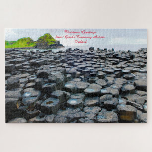 Puzzle Calzada del Gigante Antrim Irlanda. 