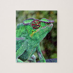 Puzzle Camaleón