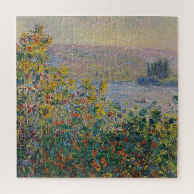 Puzzle Camas de flores en Vétheuil Monet (Vertical)