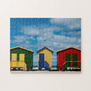 Puzzle Cambiar de habitación. Playa Muizenberg, Ciudad de