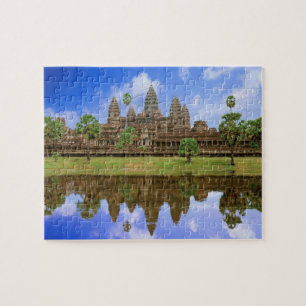 Puzzle Camboya, Kampuchea, templo Angkor Wat.