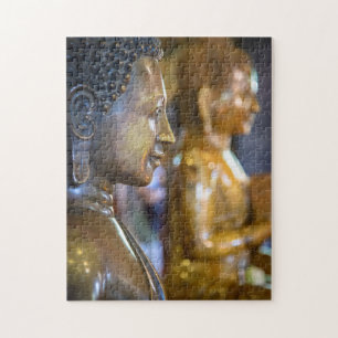 Puzzle Camboya, Phnom Penh. Estatuas de Buda