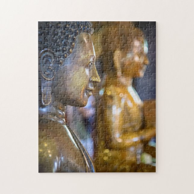 Puzzle Camboya, Phnom Penh. Estatuas de Buda (Vertical)