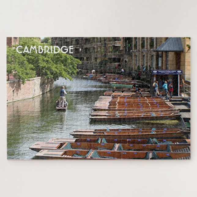 Puzzle Cambridge: Punts, England (Horizontal)