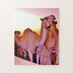Puzzle Camellos acurrucados