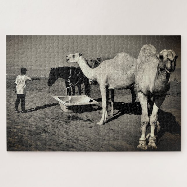 Puzzle Camellos del desierto (Horizontal)