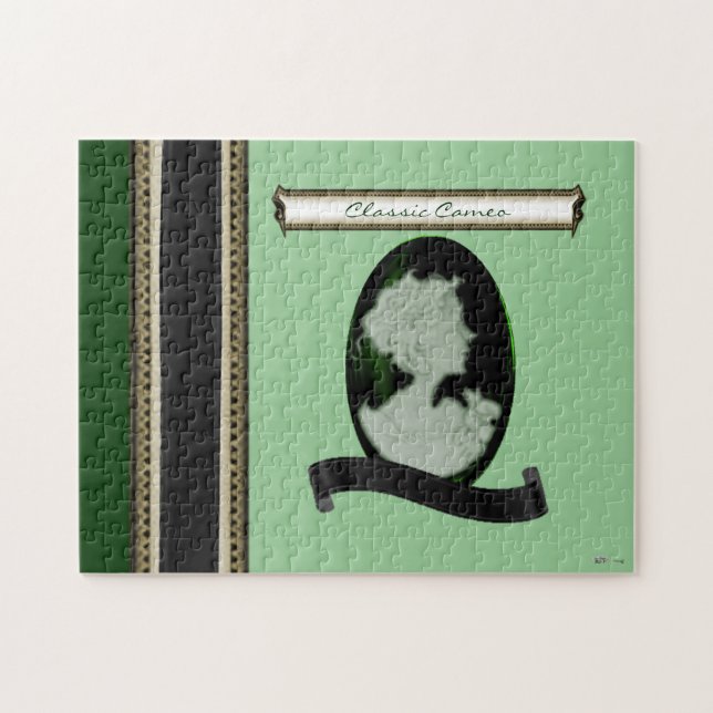 Puzzle Cameo clásico (Jade/Green) (Horizontal)