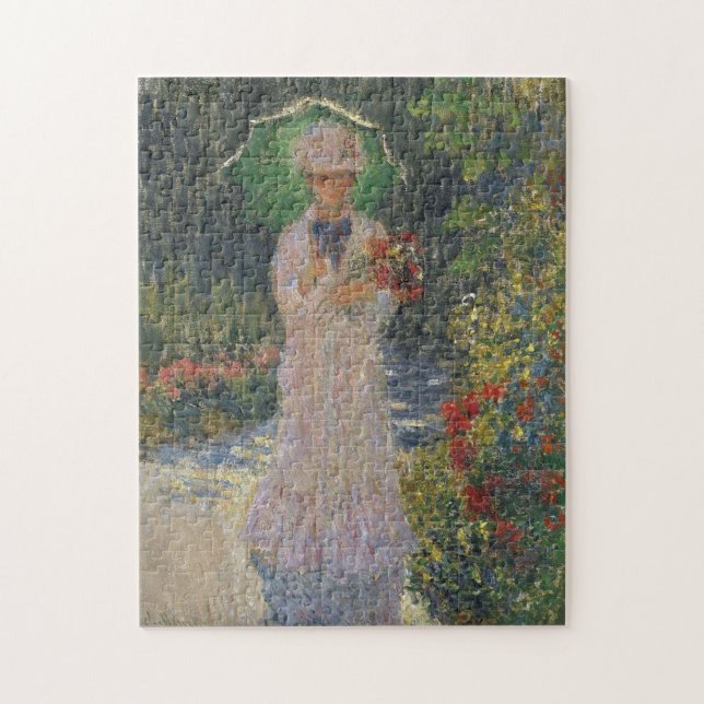 Puzzle Camille con Bella Artes Green Parasol Monet (Vertical)