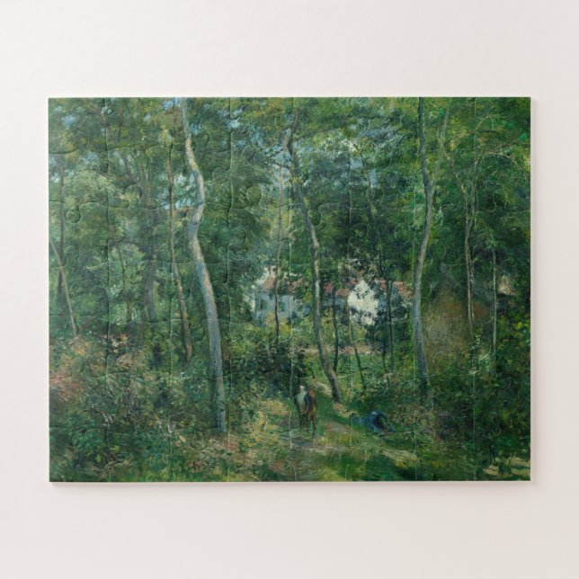Puzzle Camille Pissarro borde de bosques cerca de L'Hermi (Horizontal)
