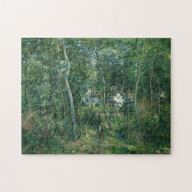Puzzle Camille Pissarro borde de bosques cerca de L'Hermi (Horizontal)