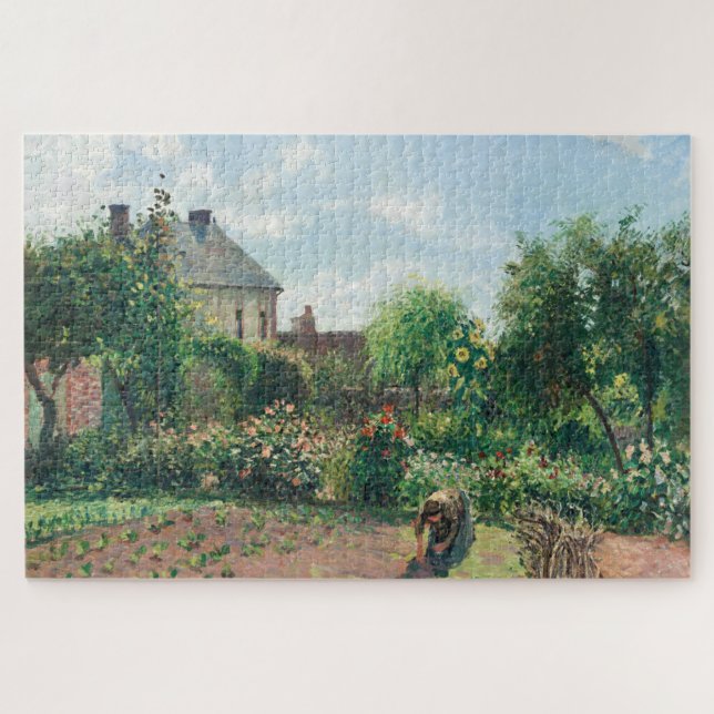 Puzzle Camille Pissarro El jardín del artista en Eragny (Horizontal)