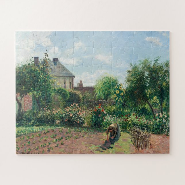 Puzzle Camille Pissarro El jardín del artista en Eragny (Horizontal)