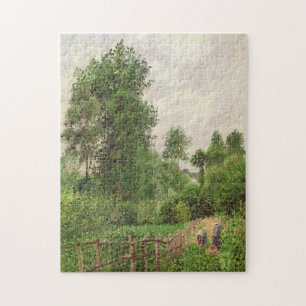 Puzzle Camille Pissarro el Paysage, gris de los temps