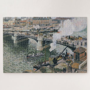 Puzzle Camille Pissarro Pont Boieldieu en la pintura de R