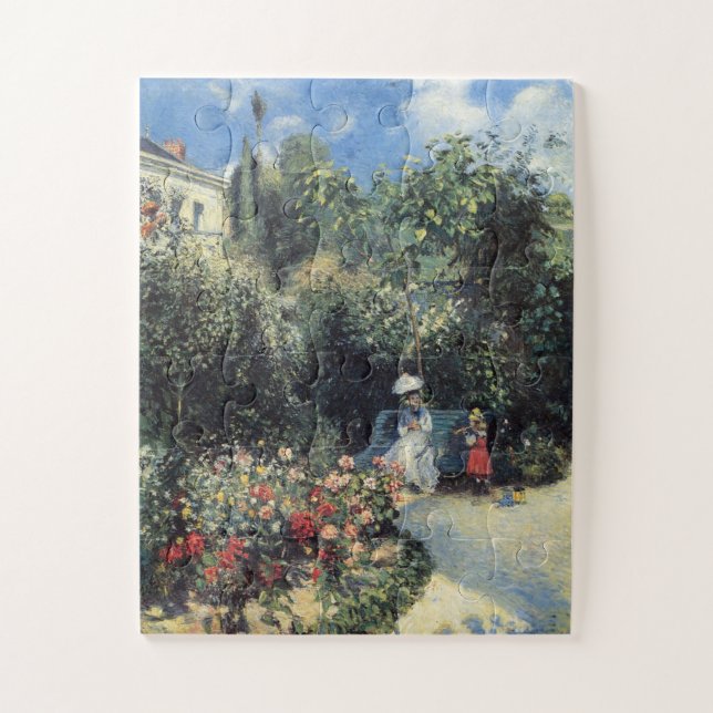 Puzzle Camille Pissarro Pontoise Garden (Vertical)