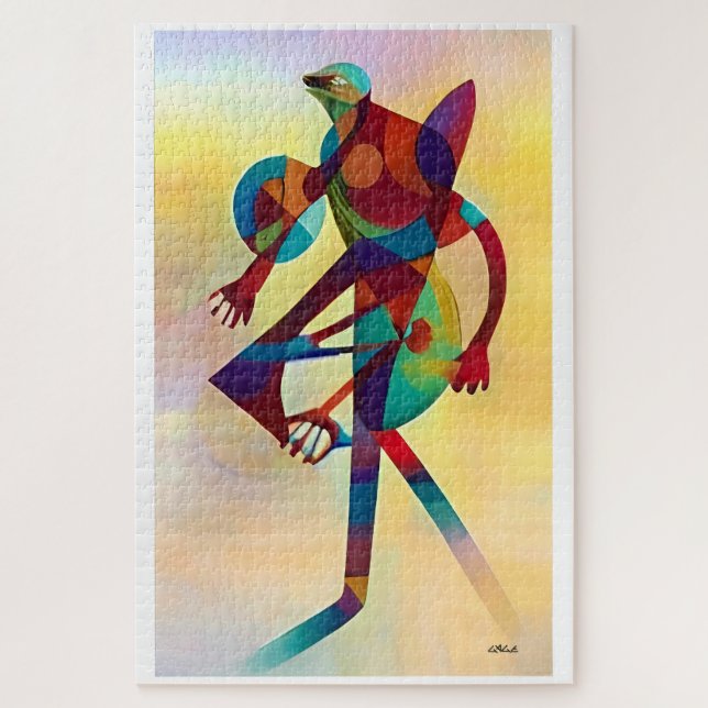 Puzzle Caminante de ranas (Vertical)