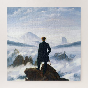 Puzzle Caminante sobre el mar de niebla, Caspar D Friedri
