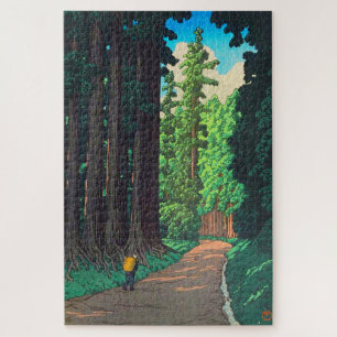 Puzzle Camino a Nikko por Arte Japonés de Kawase Hasui