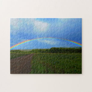 Puzzle Camino abierto por el campo verde Alberto Rainbow