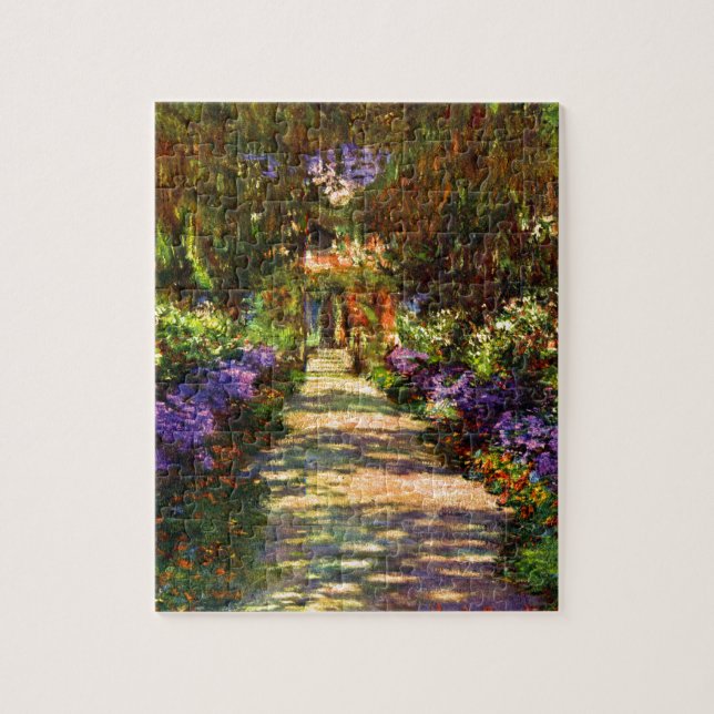 Puzzle Camino de jardín de Claude Monet (Vertical)