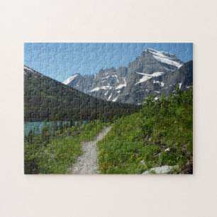Puzzle Camino del lago Josephine con culto al glaciar