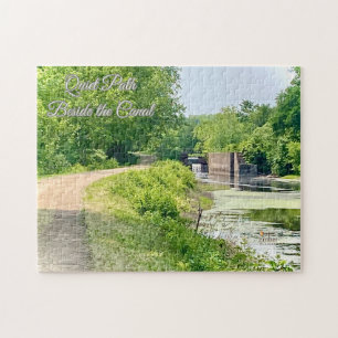Puzzle Camino tranquilo al lado del canal