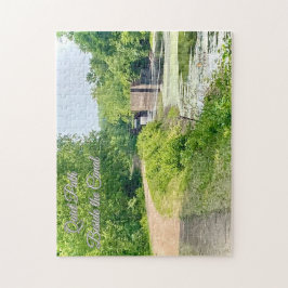 Puzzle Camino tranquilo al lado del canal