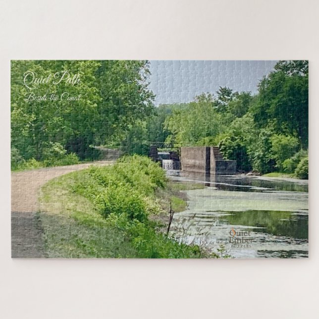Puzzle Camino Tranquilo Junto Al Canal - Tranquilos Rompe (Horizontal)