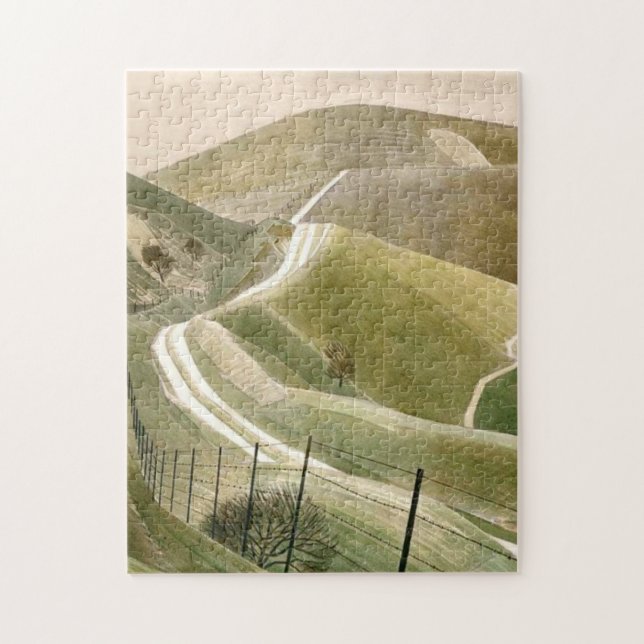 Puzzle Caminos De Chalk Por Eric Ravilious (Vertical)