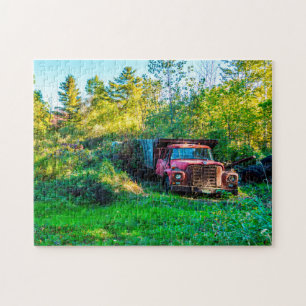 Puzzle Camión Antiguo Vintage Vermont.