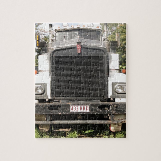 Puzzle Camión clásico de Kenworth (Vertical)