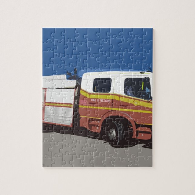 Puzzle Camión de bomberos (Vertical)