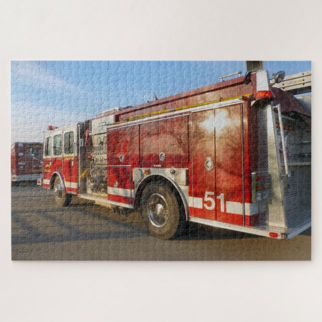 Puzzle Camión de bomberos (Horizontal)