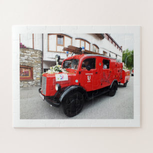 Puzzle Camión de bomberos antiguo en Austria