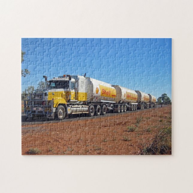 Puzzle Camión de tren de carretera Australia (Horizontal)