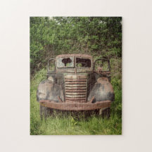 Camión Rústico Rústico Vintage del Casco Antiguo