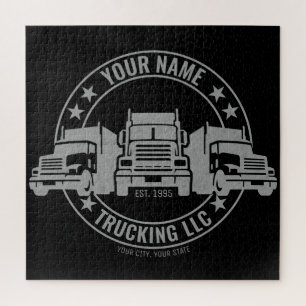 Puzzle Camión Semirremolque Personalizado para Transporti